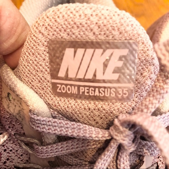 Nike Zoom Pegasus Shoes, Metallic Pink, Size 7.5 - Picture 5 of 9
